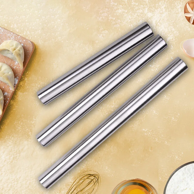 Бытовая скалка из нержавеющей  – обзор и цена Kitchen Roller Baking