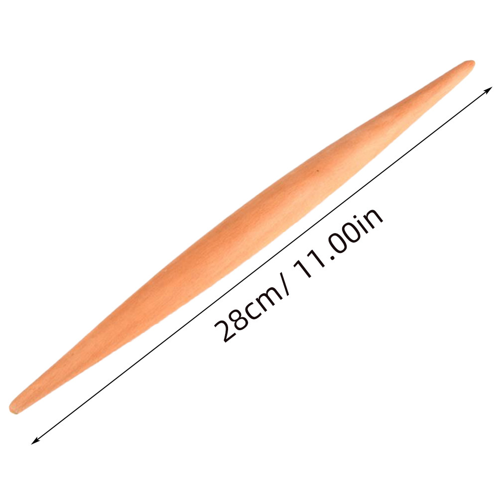 Деревянная скалка 34 см x 2,8  – обзор и цена Kitchen Roller Baking