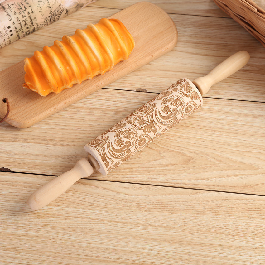 1 шт. Выгравированная скалка д – обзор и цена Kitchen Roller Baking
